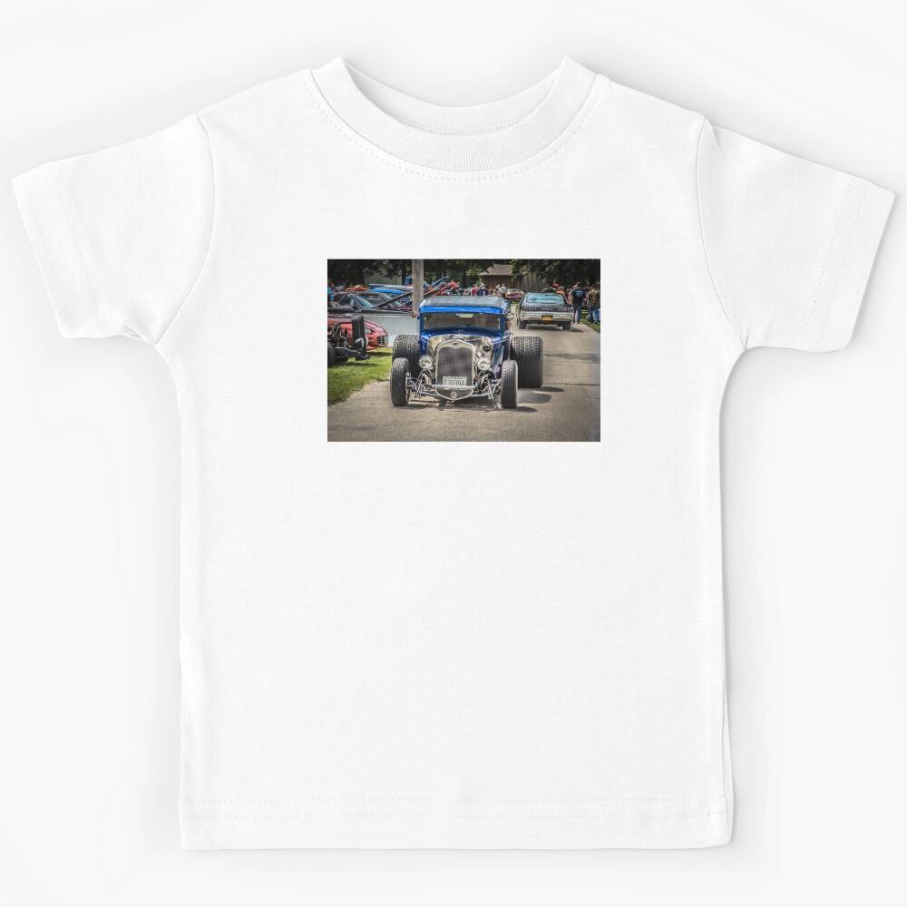Street Rod Blue coupe Kids T-Shirt 130