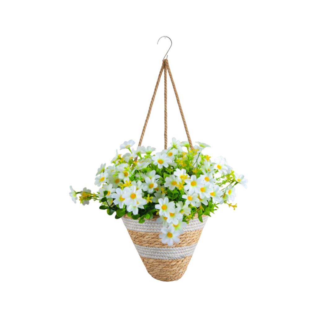 Simulated Flower Basket Decoration Flower Basket Spring Simulated Flower Decoration
