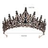 Bridal Crown Tiaras with Rhinestones, Luxury Alloy Headdress for Wedding, Party, Stage Performance Hair Jewelry Accessories