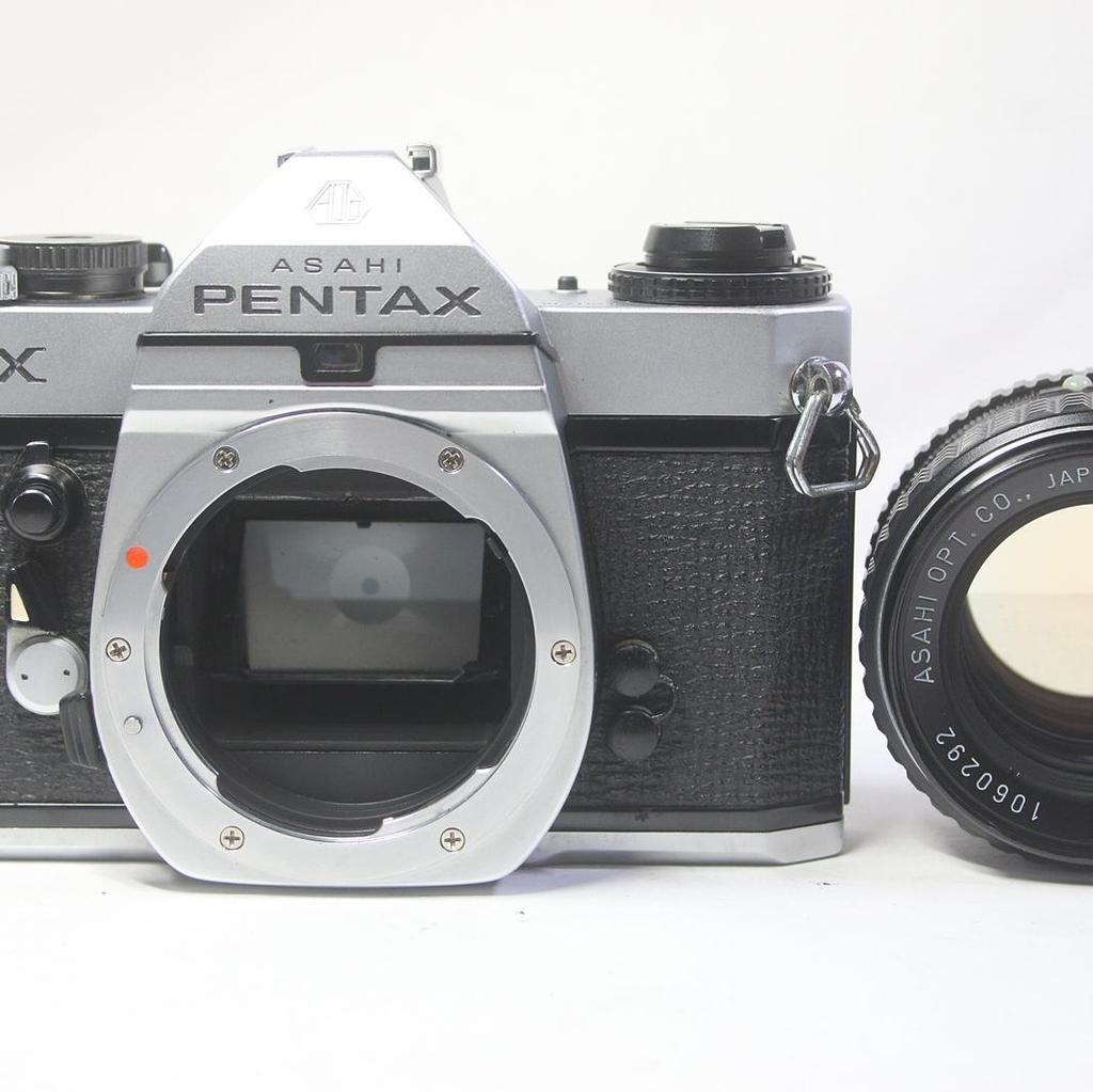 USED Pentax KX 35mm SLR Silver Film Camera + SMC 50mm F/1.4 Lens From Japan