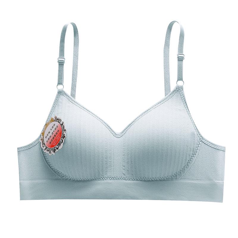 Seamless Push-Up Sports Bra for Teen Girls - Anti-Sagging, Thin Latex, Comfortable Fit