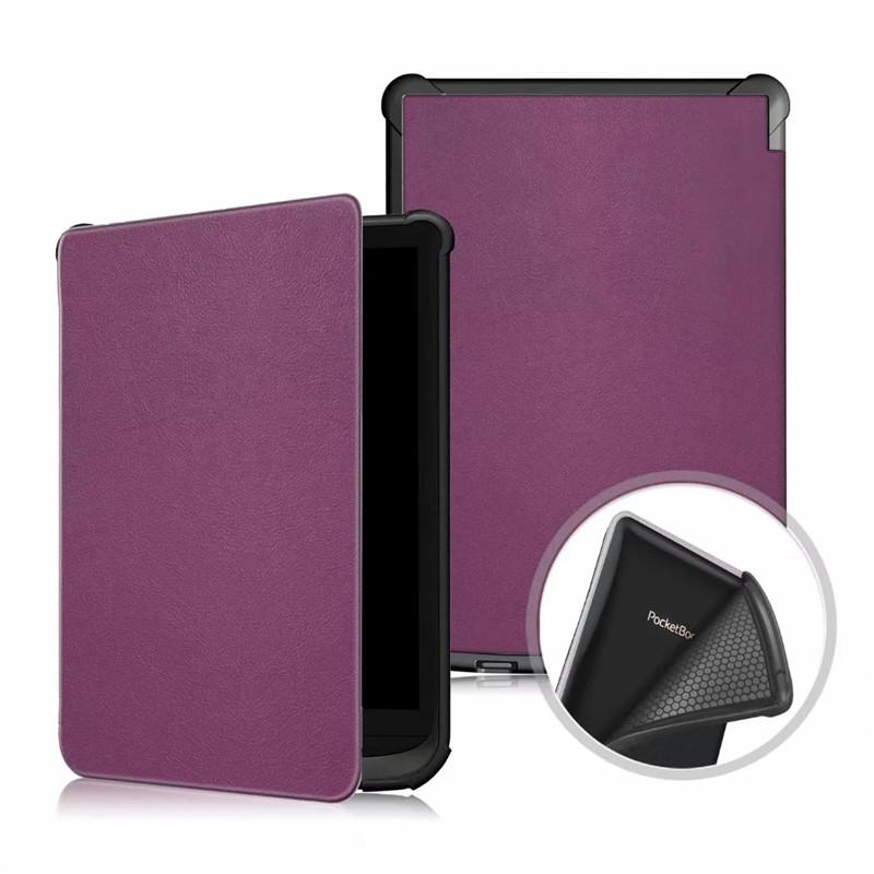 

Тонка обкладинка Smart Cover для Pocketbook Touch Lux 5 4 / Basic Lux 2 для Pocketbook 616/627/632/606/628/633 Sleep Wake Case фіолетовий