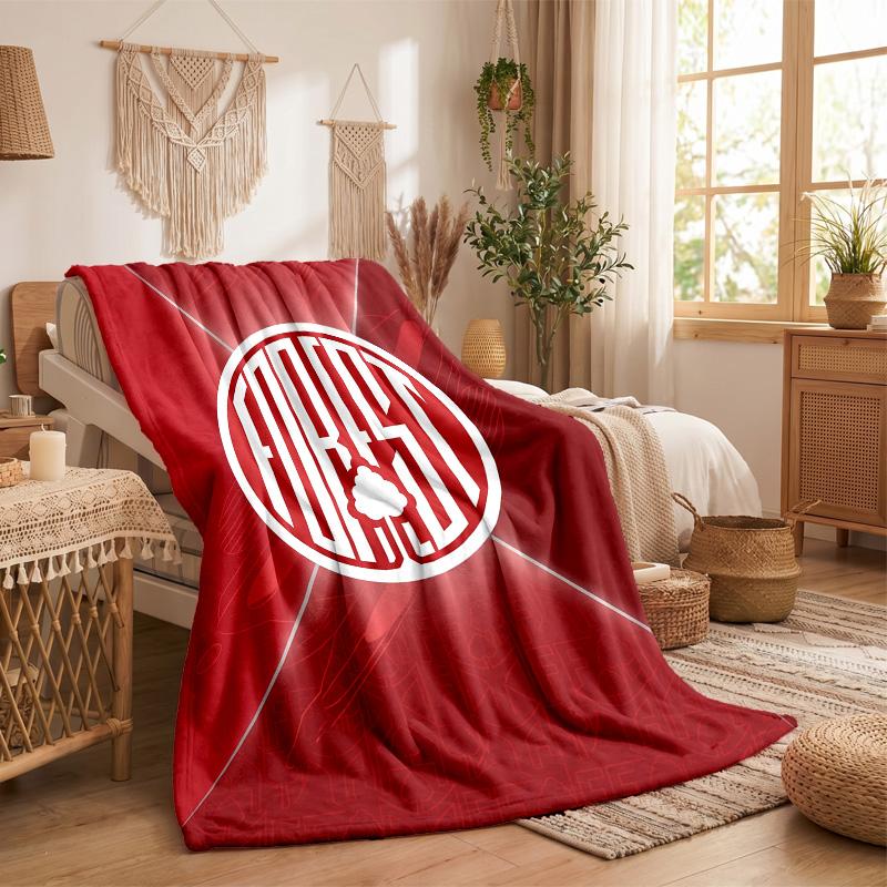 Coperta in Pile a Tema Nottingham Forest Morbida e Accogliente in Peluche per Camera da Letto Divano Viaggio