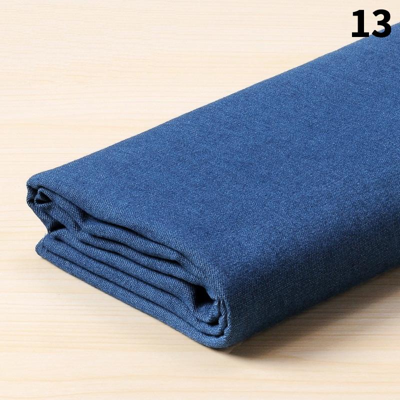 50x145cm Thin / Thick Stretch Cotton Denim Fabric Retro Style Washed Soft Denim Cloth For DIY Skirts Coat Pants Sewing Material