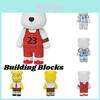 Blocos de Construção de Desenho Animado de Partículas Pequenas Para Crianças Bearbrick