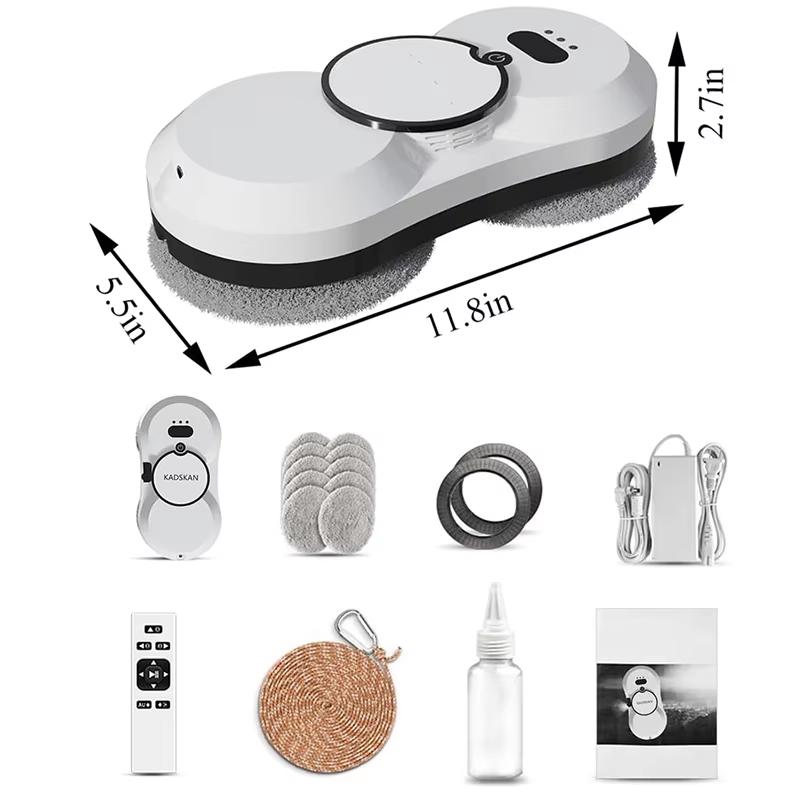 

Window Cleaning Robot With Water Spray Automatic Cleaning Machine For Window Glsass Cleaner With Remote Control Window Washing C EU&Yes