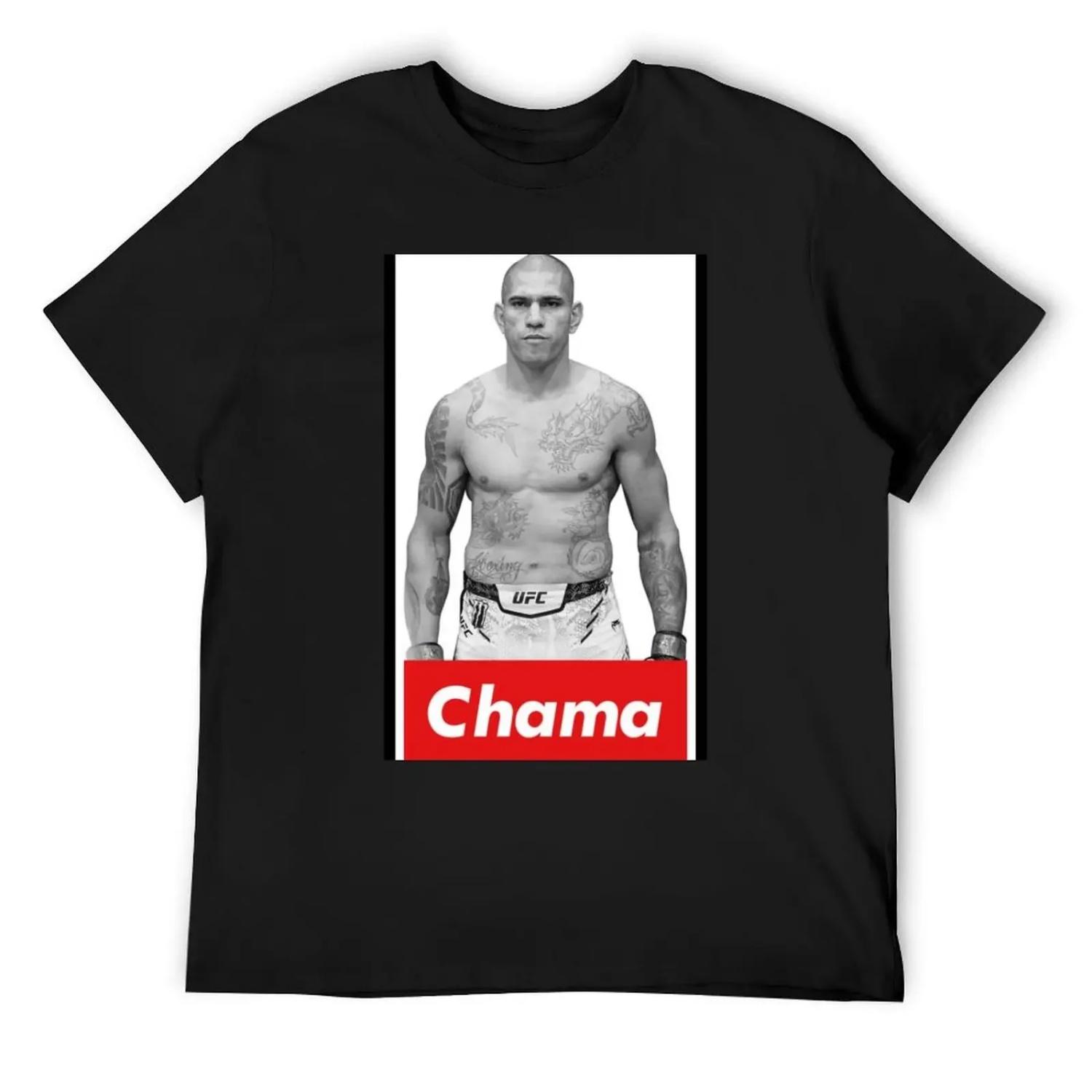 

Alex Pereira - Chama T-Shirt blue archive T-shirts oversize Short sleeve tee quick drying outfits for men XXXXXL різнокольоровий