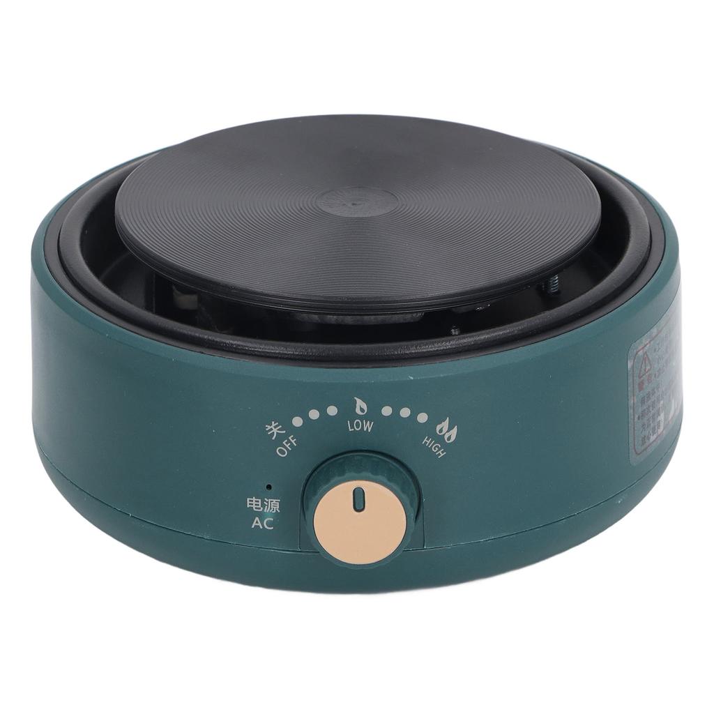 Countertop Single Burner Portable Multifunction Efficient Safe 360 Deg Heating Electric Hot Plate for Home Dorm