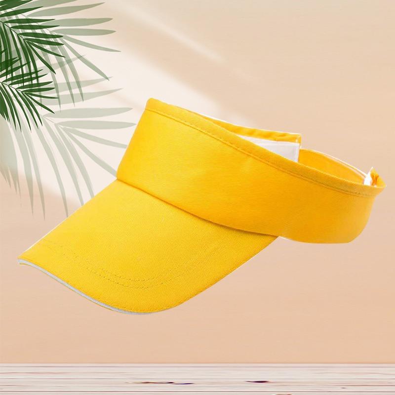 Empty Top Hat Summer Sunshade Sun Protection Beach Hat Cap Embroidery Outdoor Men