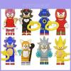 Blocos de Construção Sonic Brinquedos Para Crianças Miniaturas de Figuras de Ação Para Fãs de Anime