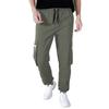 Men's Overalls Drawstring Multi Pocket Casual Pants Hiking Pants