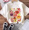 Camiseta Grfica Vibrante De Tomate Unissex Com Gola Redonda E Unisexga Curta Estilo Casual De Vero Com Padro De Comida