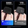 1Pair Gaming Finger Sleeves Anti-Slip Touchscreen Sweat-Resistant Ultra-Thin Carbon Fiber Finger Cover (24 Needles)