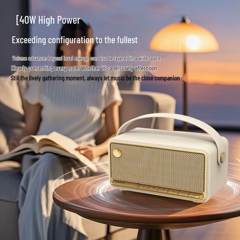 Edifier M285 Retro Portable Bluetooth Speaker CN plug (adapter included)