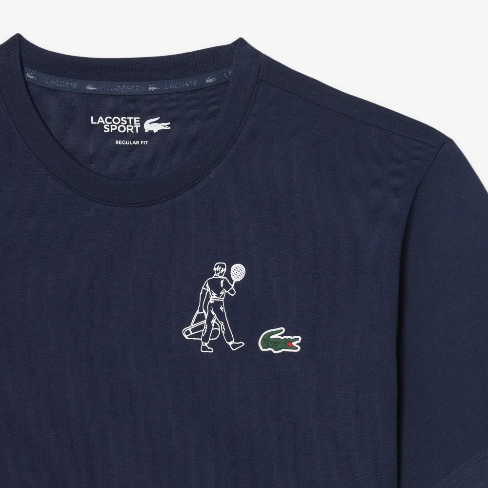 Lacoste Men's Tennis Heritage Graphic Short-Sleeve T-Shirt TH0147-56G166