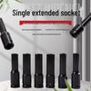 Extended Inner Hex Repair Tool Socket Set for Air Gun, 8-32 Electric Wrench Conversion Head, 1/2" Socket.
