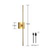 Wireless Rechargeable Magnetic Wall Lamp for Living Room or Bedroom Atmosphere