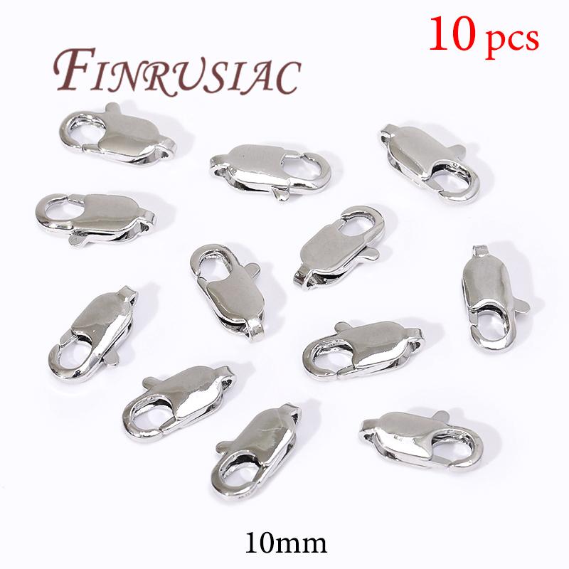 18K Gold Plated Lobster Clasps For Bracelets,Spring Clasps For Jewelry,DIY Jewelry Making Supplies,Connectors Clasp Accessories