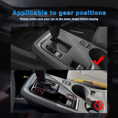 Real Soft Carbon Fiber Sticker For Subaru Crosstrek Impreza 2025 2025 USDM Base Version LHD RHD Car Gear Shift Panel Interior