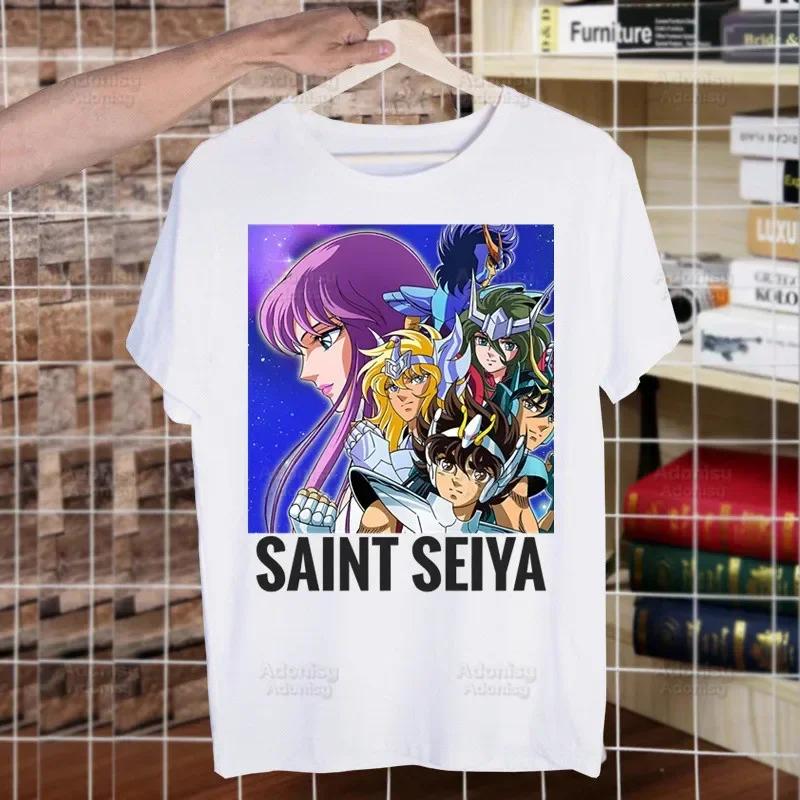 Saint Seiya Anime Manga Phoenix T-shirts Summer Men/Women Hip Hop Funny Print Tshirt Streetwear T Shirts Short Sleeve Tops