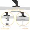 Adjustable Desktop Monitor Bracket 13-32 Inch Screens 360 Rotation Bracket Robotic Arm Floating Screen Effect Gas Spring Arm