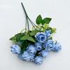 15 heads Artificial Silk Rose Flowers Bridal Bouquet for Home Wedding Floral Arrangement Garden Artificial Flowers DIYGift Decor