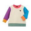 MIKI HOUSE Double B Long Solid Color with Bear Made In for Boys and Baby Multicolor Sweatshirt, Sleeve, Design, Japan, Girls, & Kids, 63-5601-687,