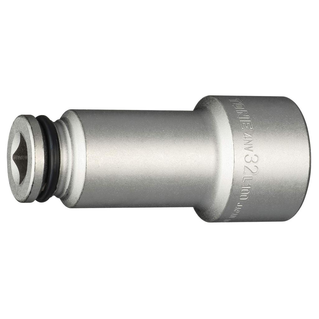 TONE Impact Extra 32mm Hex Size HP4NV-32L100 Socket, Long, 12.7mm (1/2") Drive,