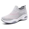 Shoes Women's New Women's Shoes Soft-soled Breathable Casual Shoes Thick-soled Heightening Single Shoes Fly-woven Breathable Mesh Shoes