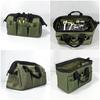 Professional Thick Fabric Construction Tool Bag High Capacity Design Dustproof Coating For Jobsite Equipment