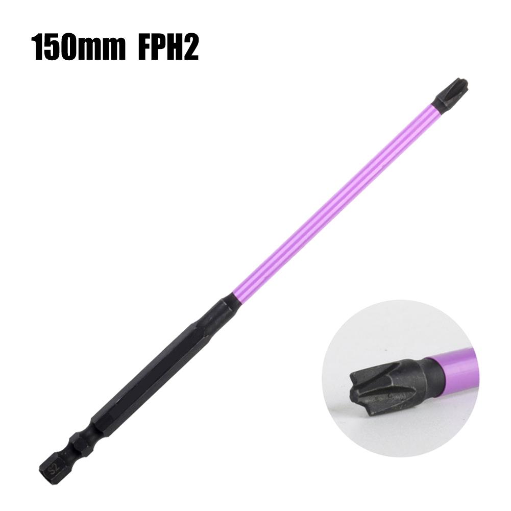 65mm+150mm Special Slotted Cross Screwdriver Bits for Electrician FPH1 FPH2 FPH3