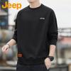 Jeep Men's Casual Long-Sleeve Round Neck Sweatshirt