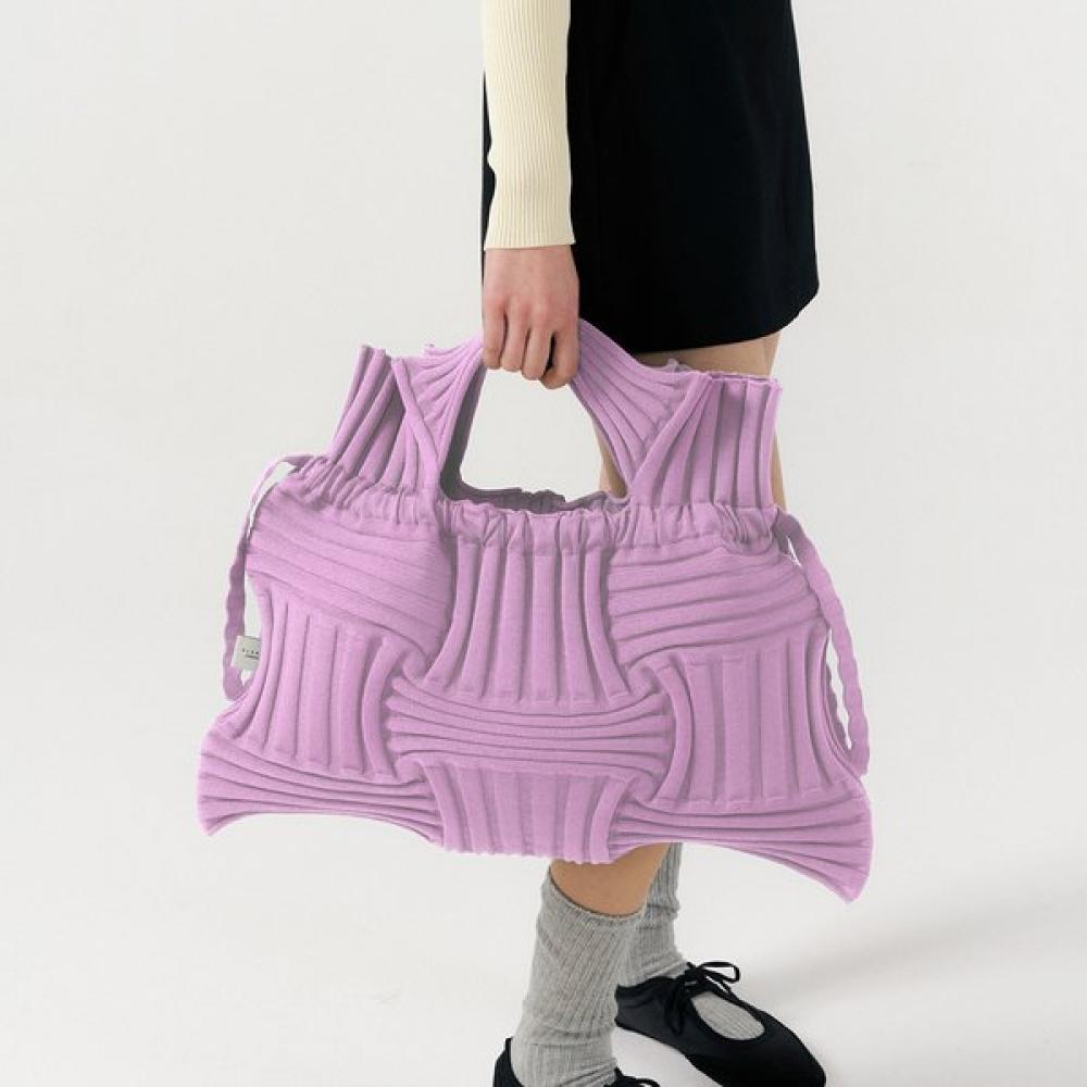 Pleatsmama Big Bow Bag Lavender