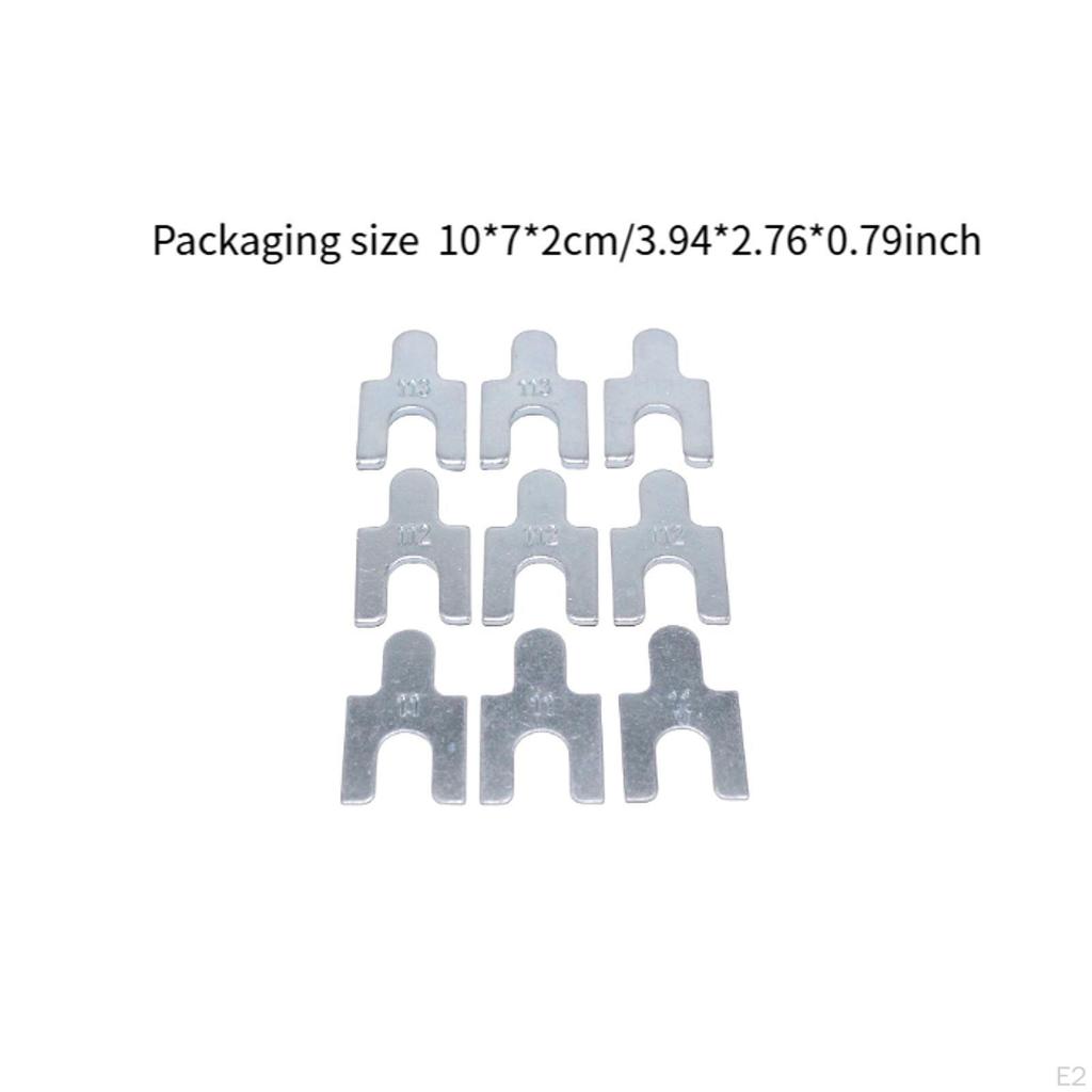 9Pcs Camber Caster Shim Kit, Iron Adjustable Spacers Accessories for HQ WB, Adjusting Body Parts