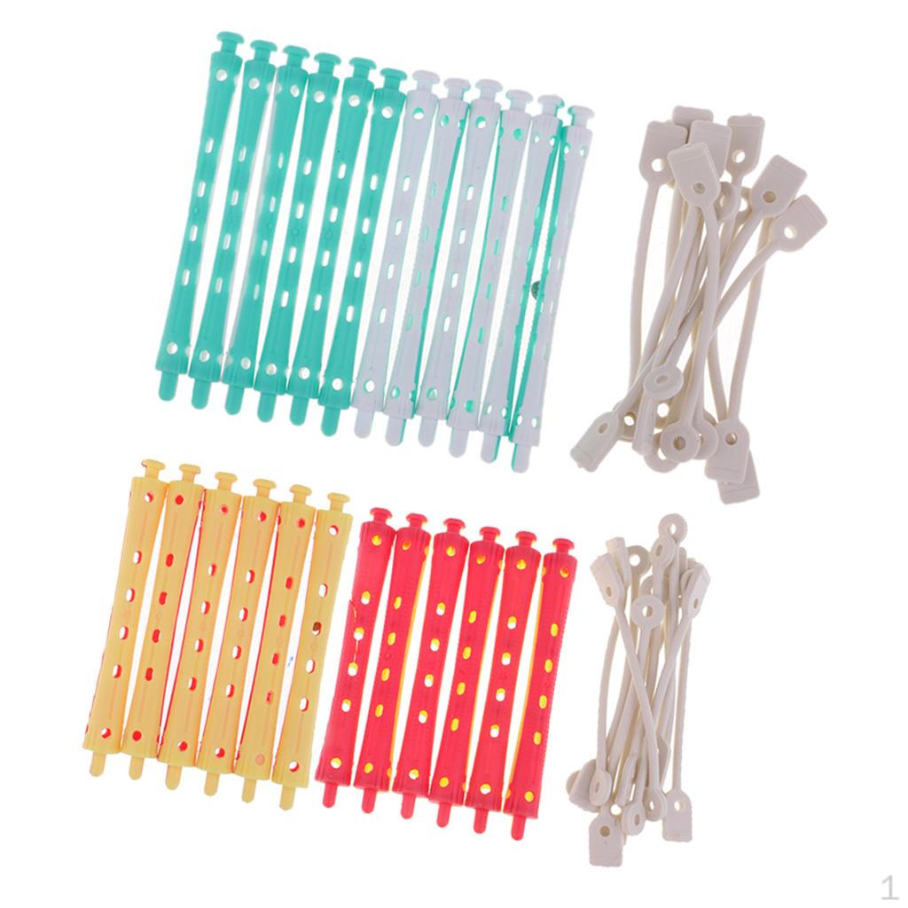 

24 шт. Зажимы для бигуди Парикмахерские бигуди для перманентной завивки Набор инструментов для укладки волос своими руками