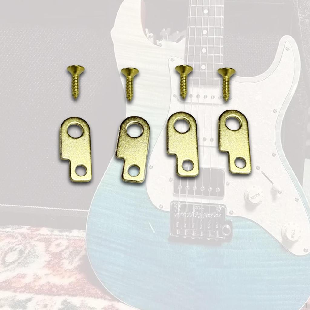 Electric Guitar Effects Pedal Mounting Accessories Convenient Easy Installation Making 4 Brackets
