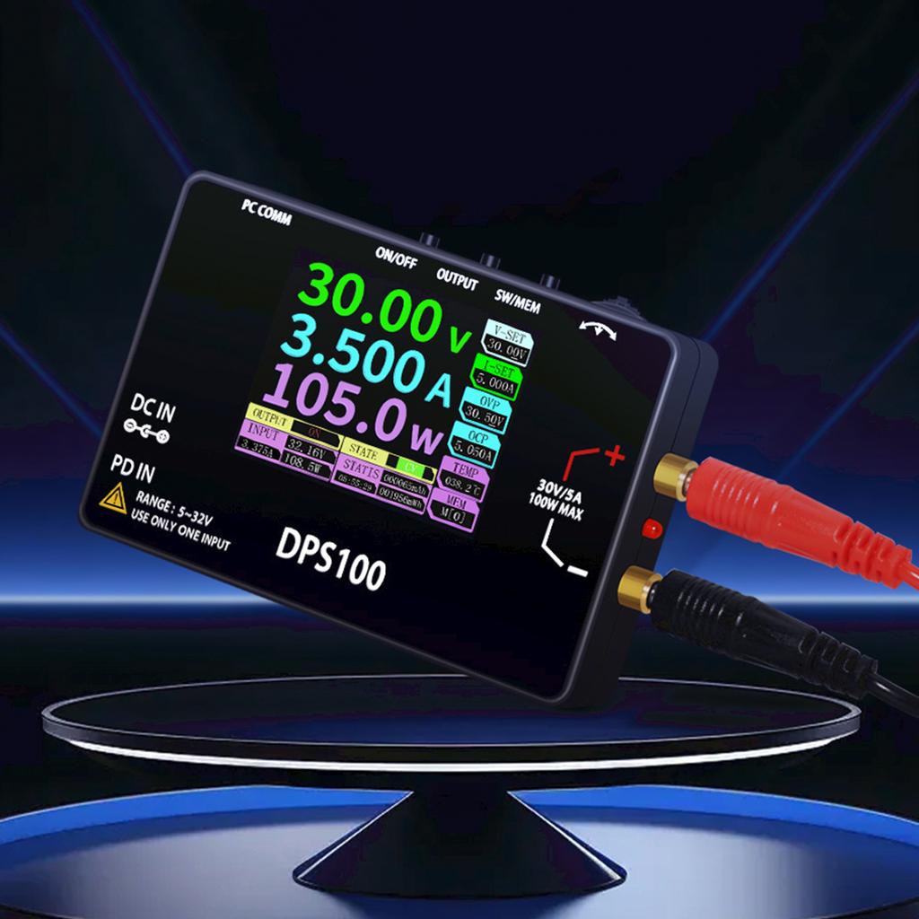 DPS100 Taschen-Labor-DC-Netzteil 30V 5A 100W Taschengöße Tisch-Schaltregler Programmierbarer Spannungsregler Netzteil
