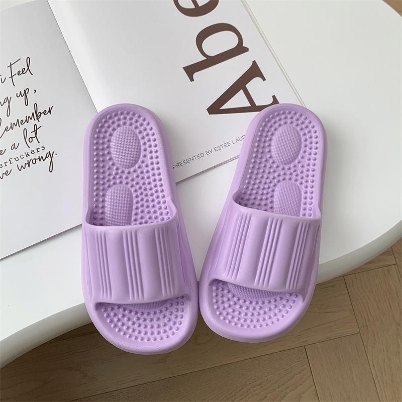 

Новые сверхлегкие домашние тапочки из ЭВА, летние новые домашние сандалии для ванной комнаты и туалета с толстой подошвой и бантом 45-46