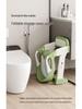 Foldable Children's Toilet Ladder with Backrest