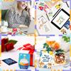 50 Cross-border Birthday Blessing Cards for Gift and Journal Decoration