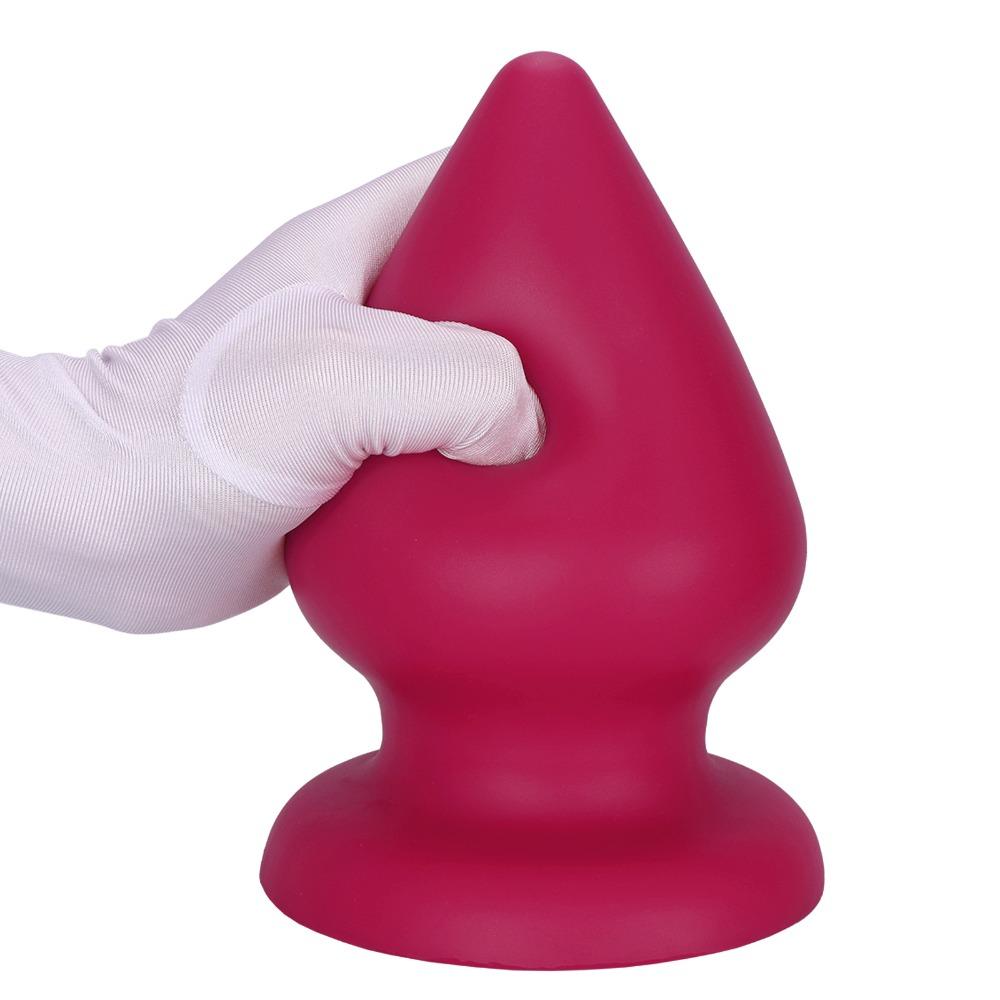 Liquid Silicone Anal Plug Large Dilator Adult Toy for Men Women