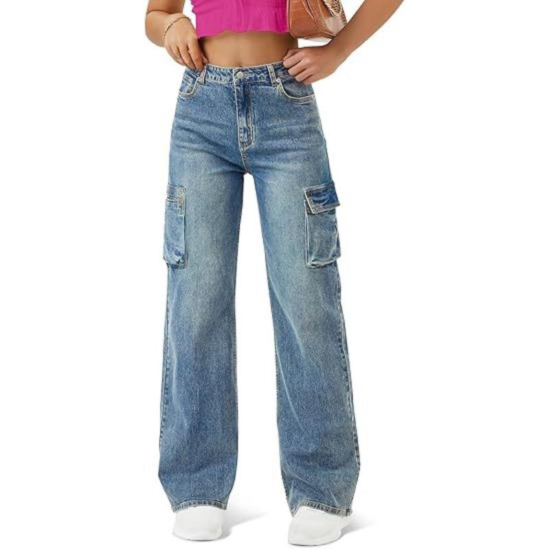 QICED Women's Fashion Casual Solid Color Print Pants & Capris