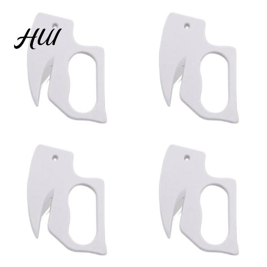 Plastic Letter Opener 4Pcs Portable Safe Envelope Slitter Compact Christmas Gift Wrapping Tool for Home And Office Cutter