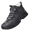 Men's Snow Boots Thick Soles  Autumn New Men's Cotton Shoes Plush Warm Fashion Trend Anti Slip Men's Casual Cotton Shoes