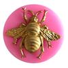 DIY Handmade Soap Making Supplies Silicone Fondant Mold Insect Bee Shape Cake Decorating Family Candle Molds Baking Gift