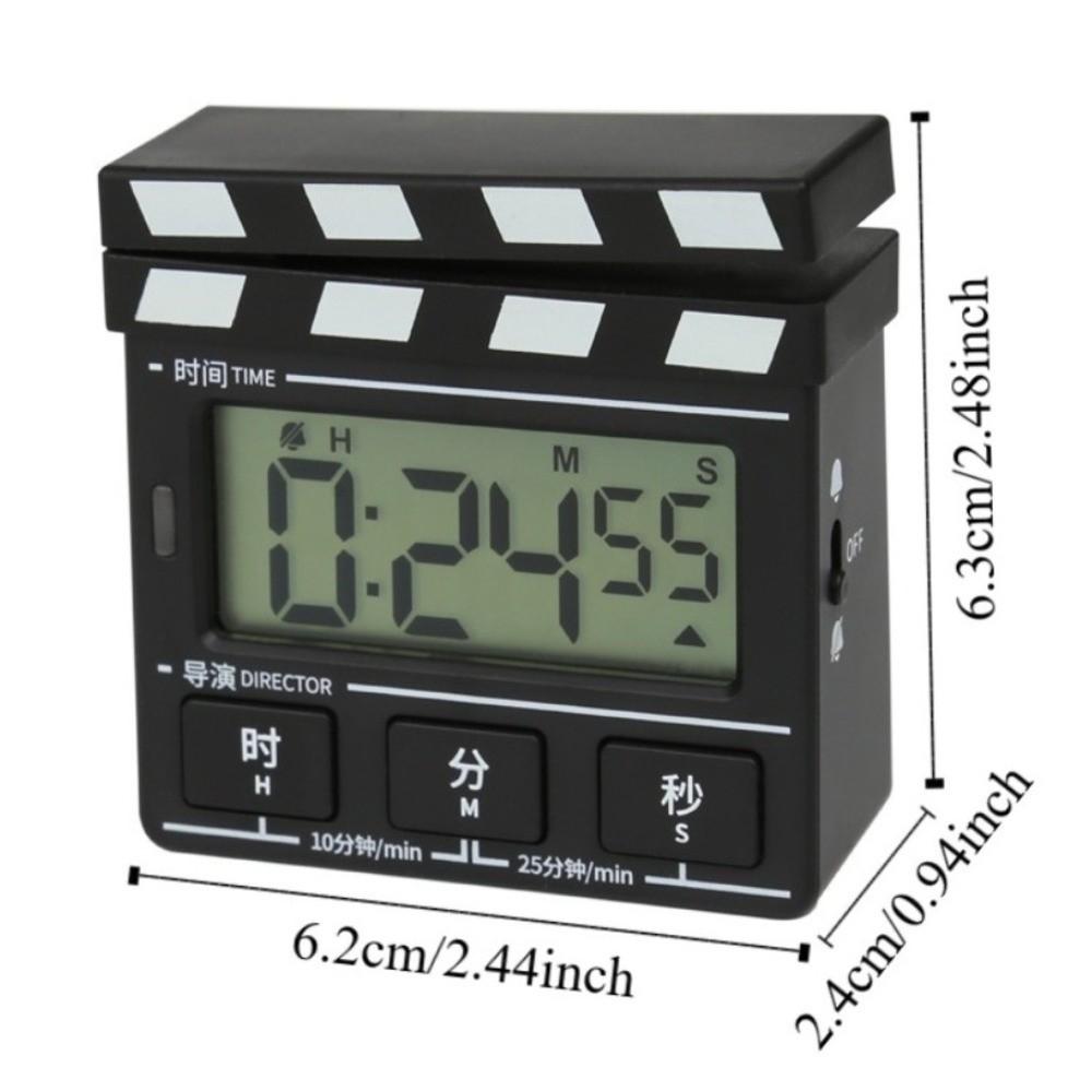 Multifunctional Movie Clapper Board Timer Electric Magnetic Cooking Timer  Baking
