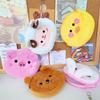 Borsa Portamonete a Forma di Orso Peluche Borsa Portatile Carina per Ragazza per Monete Auricolari Organizer per Trucco Borsa Cosmetica