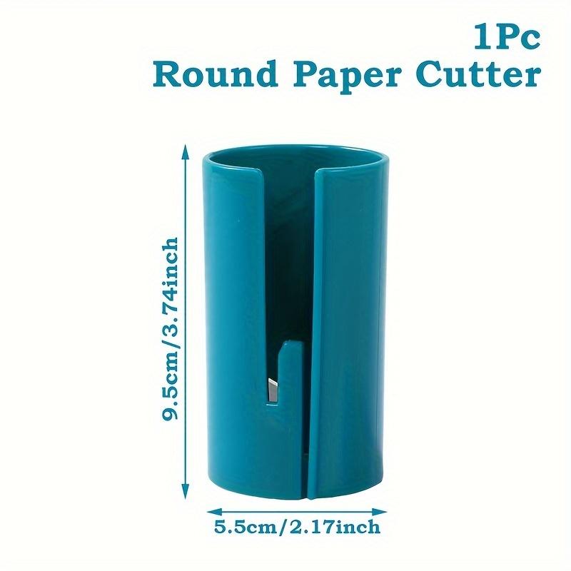 

Small Circular Paper Cutting Tool, Packaging Paper Cutting Instrument, Wrapping Paper Cutting Device, Supplies for Festival Events and Gift Wrapping 1pc
