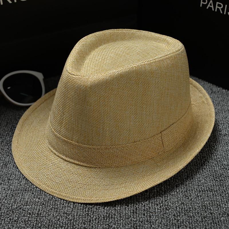 Panama Cotton Linen Sun Hat With Wide Brim For Men Women Casual Summer Accessory