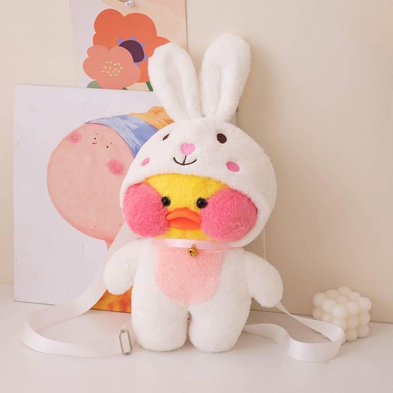 Adorable Hyaluronic Acid Duck Plush Toy Soft Backpack Perfect For Birthdays And Gifts